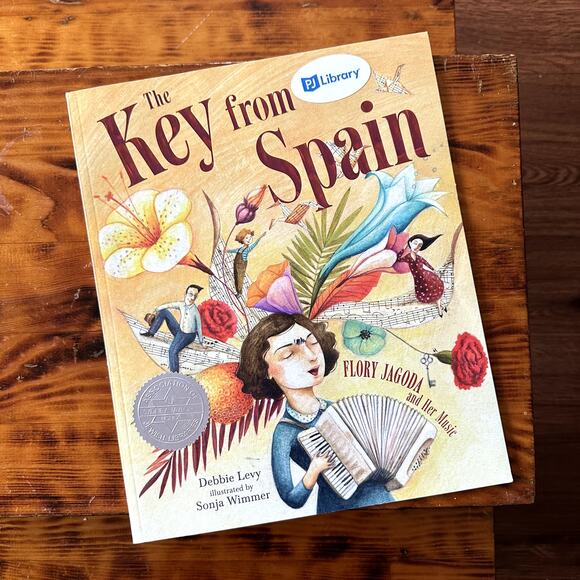 PJ Library The Key From Spain Flory Jagoda Jewish Paperback Book - Picture 1 of 11